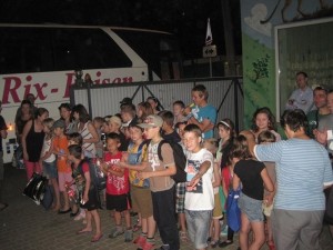 Arrival of refugees from Mariupol